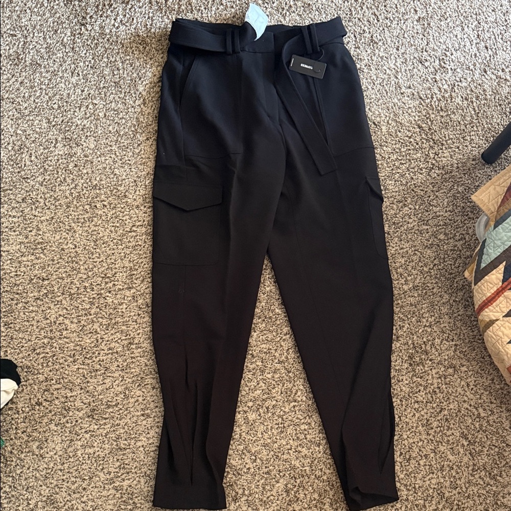 Express Black Cargo Pants